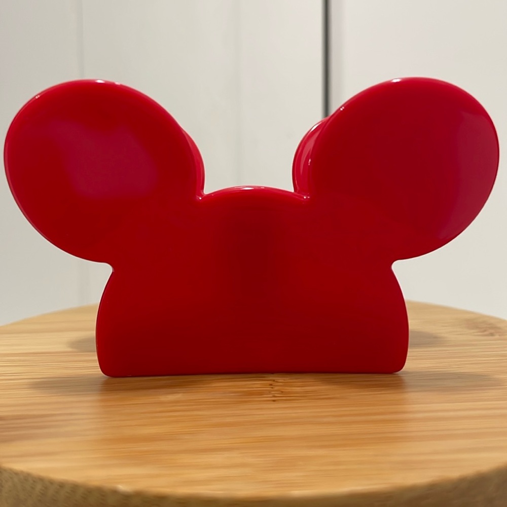 Mickey Red Hair Claw Clip New With Tag